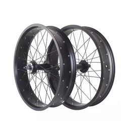 20x4.0 Snowbike Wheelset – 80mm Wide Aluminum Alloy Rims for Disc Brakes