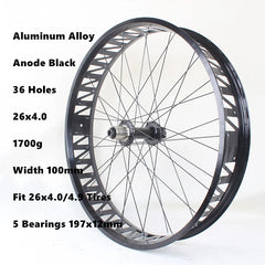 26 Inch Snow Bike Barrel Shaft Wheel