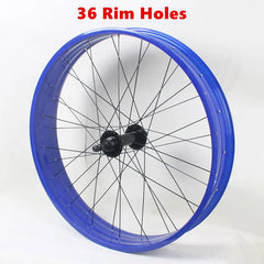 26x4.0 Snowbike Wheelset Wide Aluminum Alloy Rims for Disc Brakes