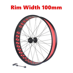 26 Inch Snowbike Wheel Set