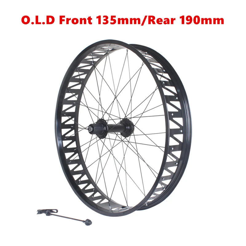 26 Inch Snowbike Wheel Set