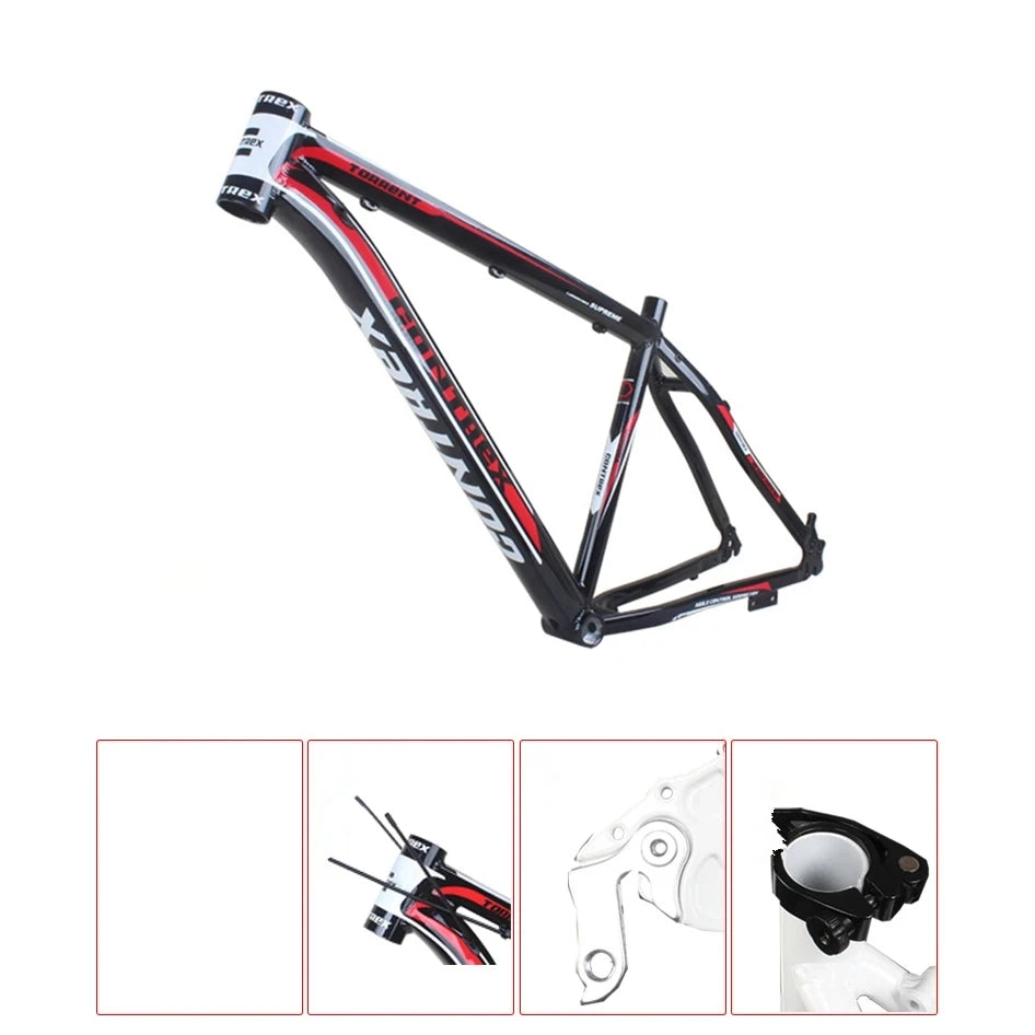 29-Inch MTB Frame Aluminum Alloy with Disc Brakes and Internal Wiring