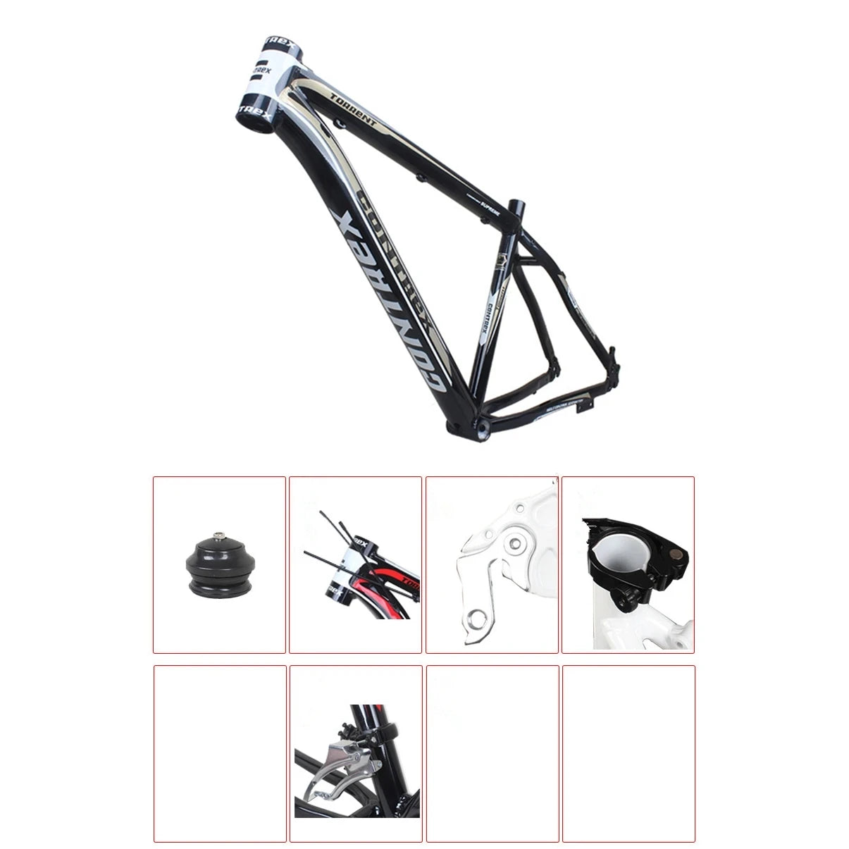 29-Inch MTB Frame Aluminum Alloy with Disc Brakes and Internal Wiring