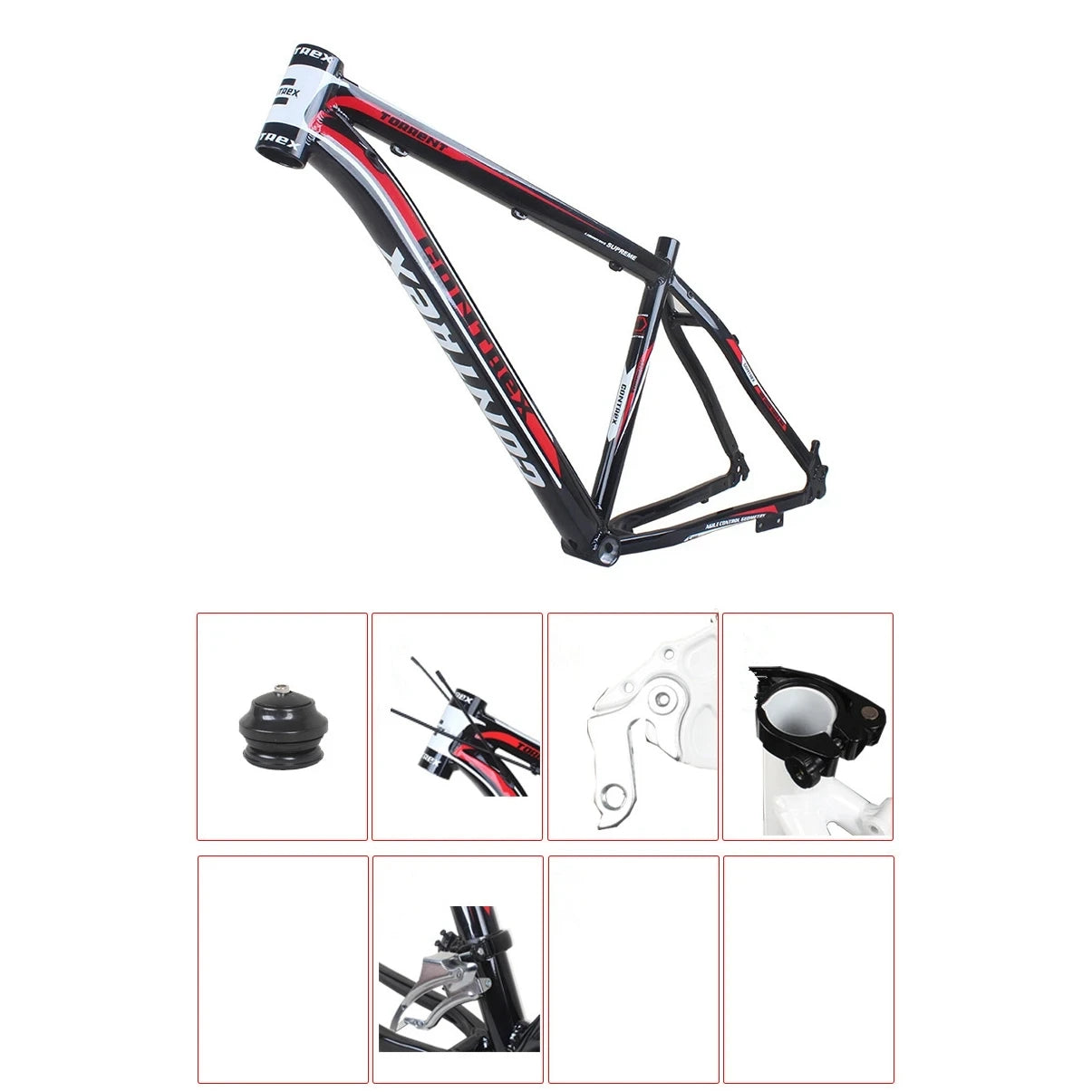 29-Inch MTB Frame Aluminum Alloy with Disc Brakes and Internal Wiring