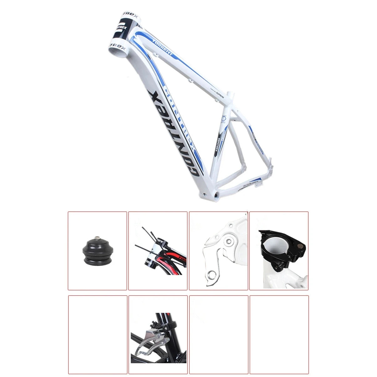 29-Inch MTB Frame Aluminum Alloy with Disc Brakes and Internal Wiring