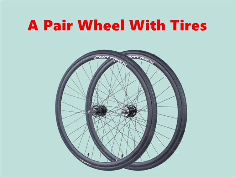 700C Disc Brake Road Bike Wheelset – Fits 23-32C Tires with Multi-Speed Hub