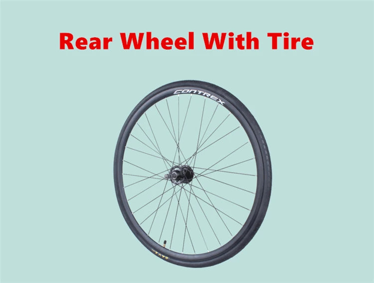 700C Disc Brake Road Bike Wheelset – Fits 23-32C Tires with Multi-Speed Hub