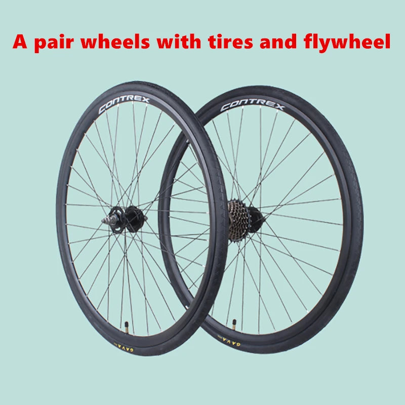 700C Disc Brake Road Bike Wheelset – Fits 23-32C Tires with Multi-Speed Hub