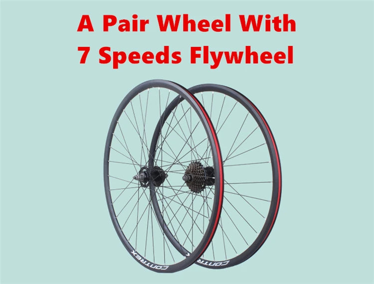 700C Disc Brake Road Bike Wheelset – Fits 23-32C Tires with Multi-Speed Hub