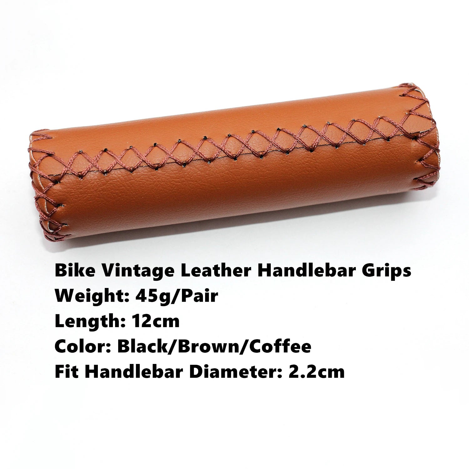 Bike Vintage Leather Handlebar Grips