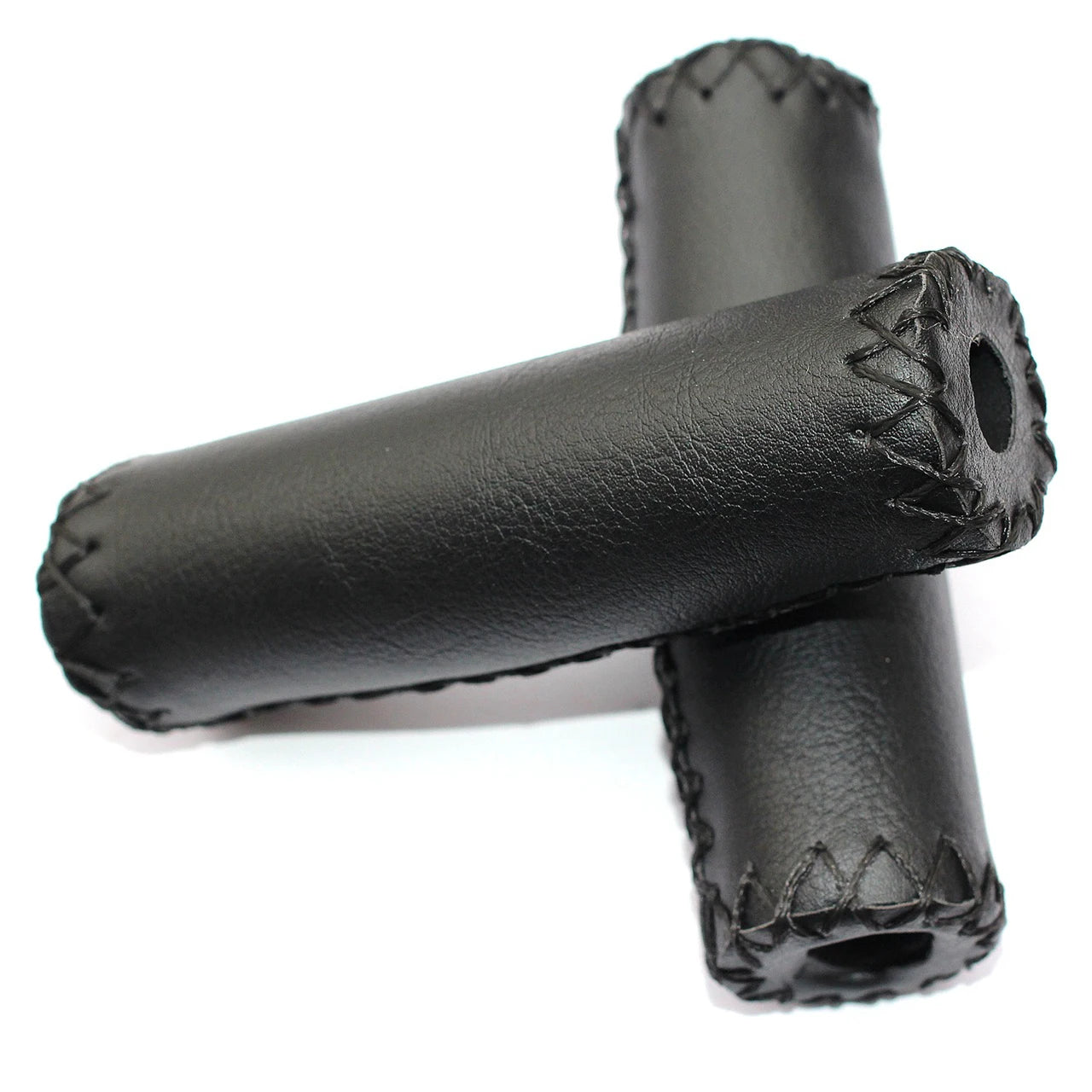 Bike Vintage Leather Handlebar Grips