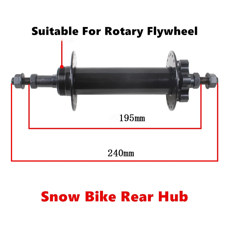 Snow Bike Steel Ball Hub