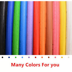 700C Colorful Road Bike Tire – 23C, 110 PSI, Durable & Quiet