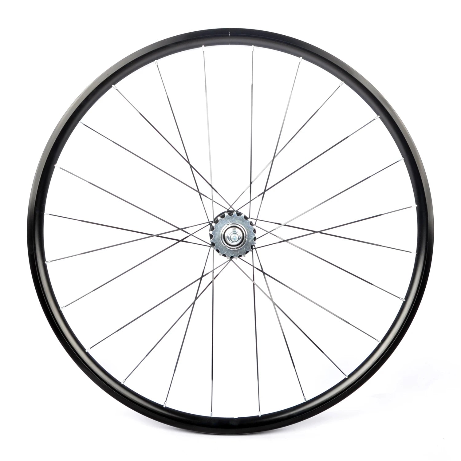 700C Fixed Gear Racing Wheelset – 20H Front, 24H Rear with Flat Spokes