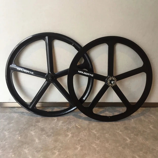 5-Spoke Magnesium Alloy Fixie Wheelset – Single Speed Track Bike Rims