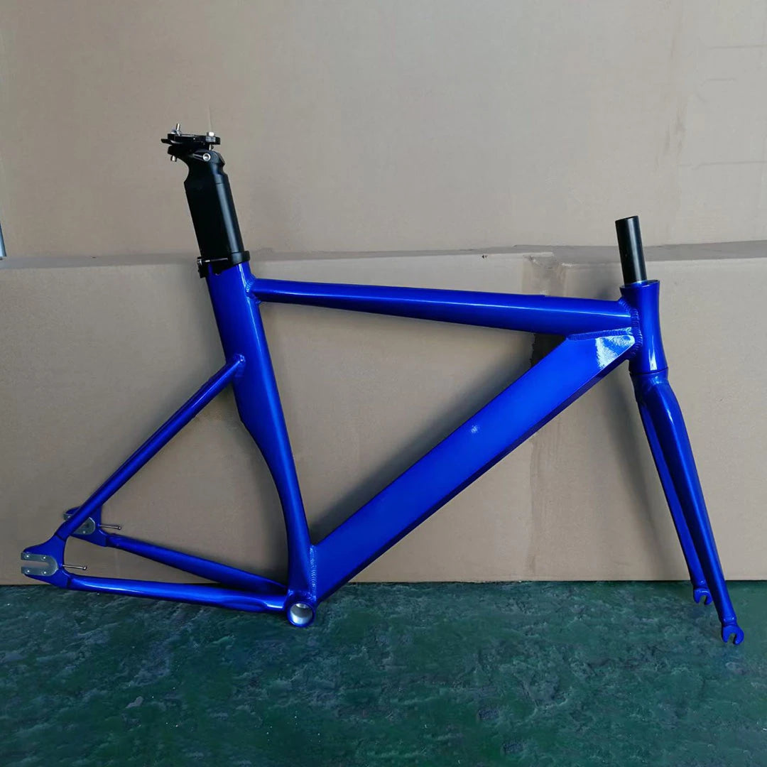 Aluminum Alloy Fixed Gear Frameset Single Speed with Fork