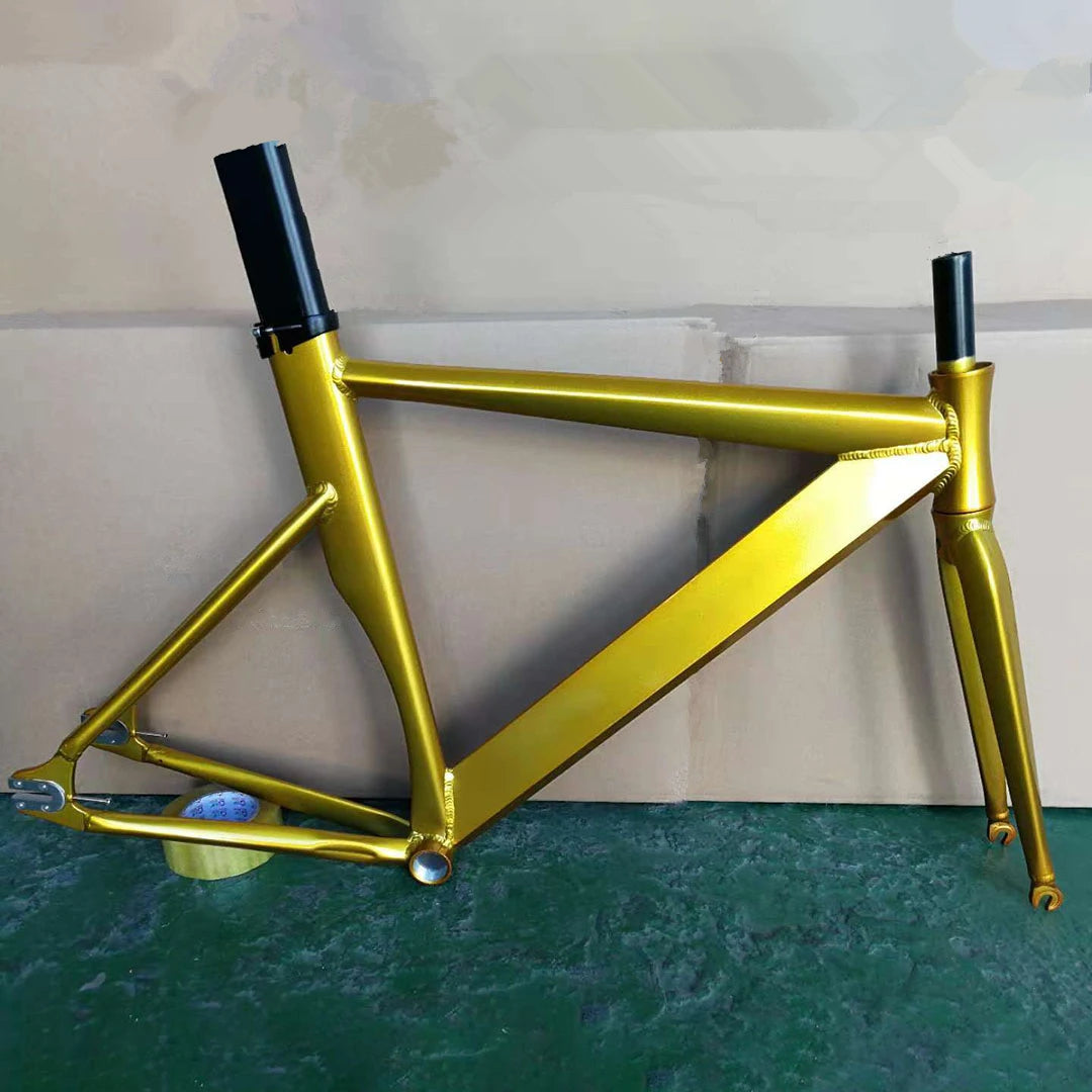 Aluminum Alloy Fixed Gear Frameset Single Speed with Fork