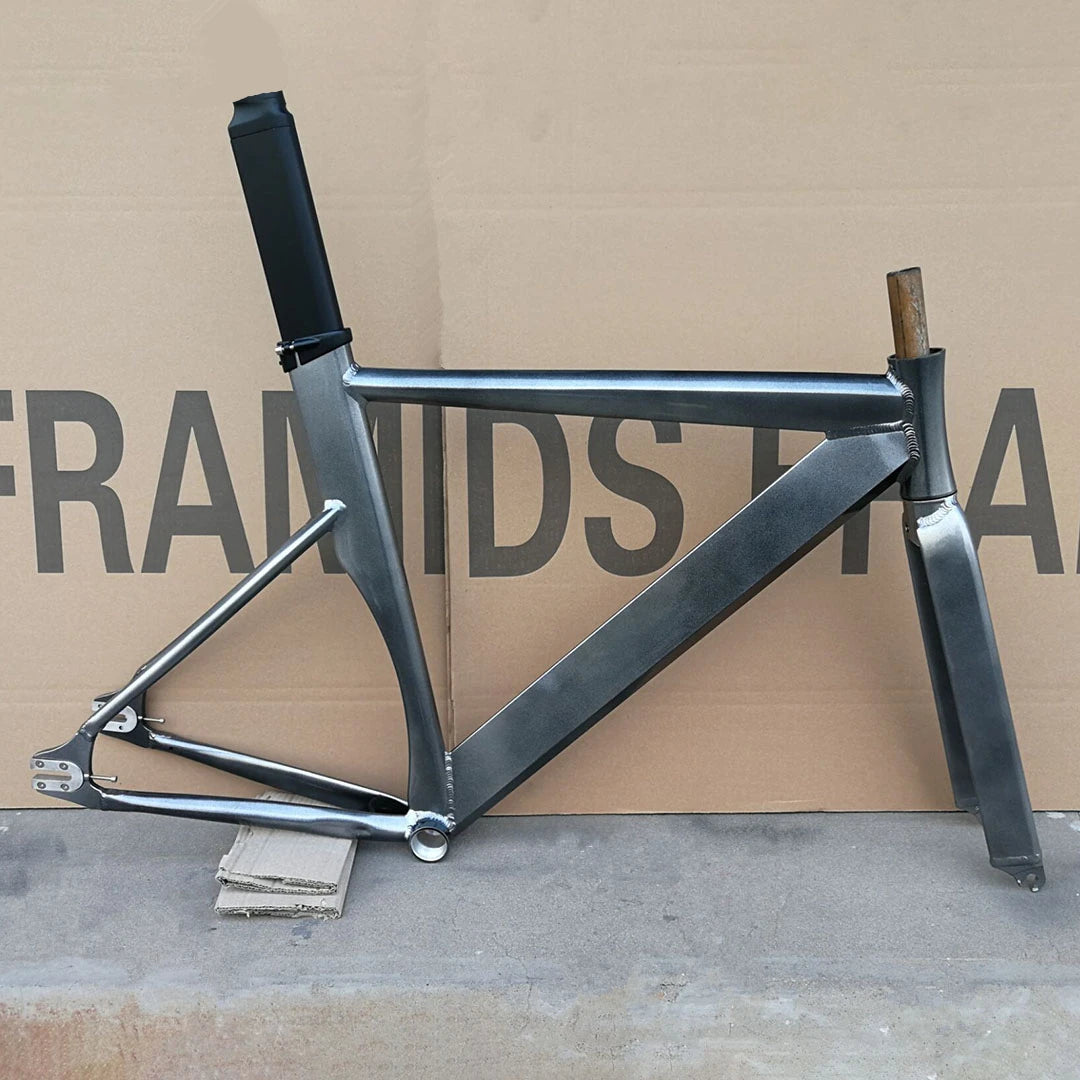 Aluminum Alloy Fixed Gear Frameset Single Speed with Fork