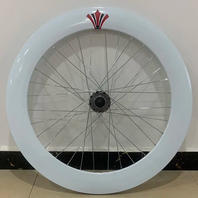 70mm High Rim Fixie Wheelset 32H Aluminum Alloy with Flip-Flop Hub