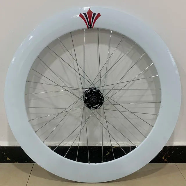 70mm High Rim Fixie Wheelset 32H Aluminum Alloy with Flip-Flop Hub