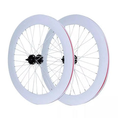 70mm High Rim Fixie Wheelset 32H Aluminum Alloy with Flip-Flop Hub