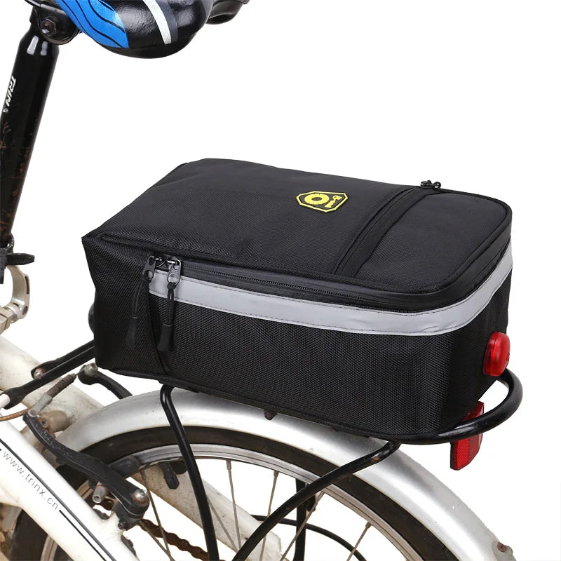 Foldable Electric Bike Tail Bag – Durable Polyester Rear Seat Pannier