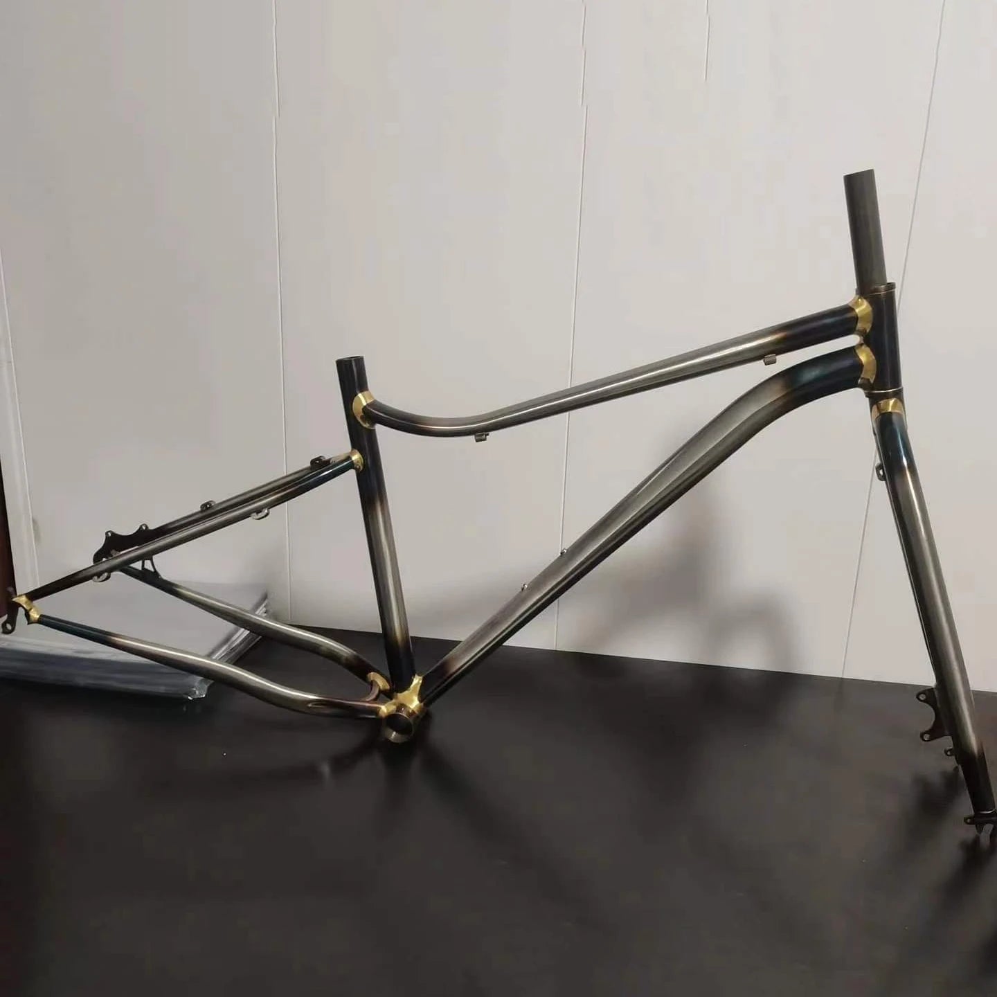 26x4.0 Fat Bike Frame – Chromoly Steel with Copper Welding for Snowbike