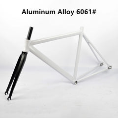 Aluminum Alloy Fixed Gear Frame – Single Speed with Front Fork