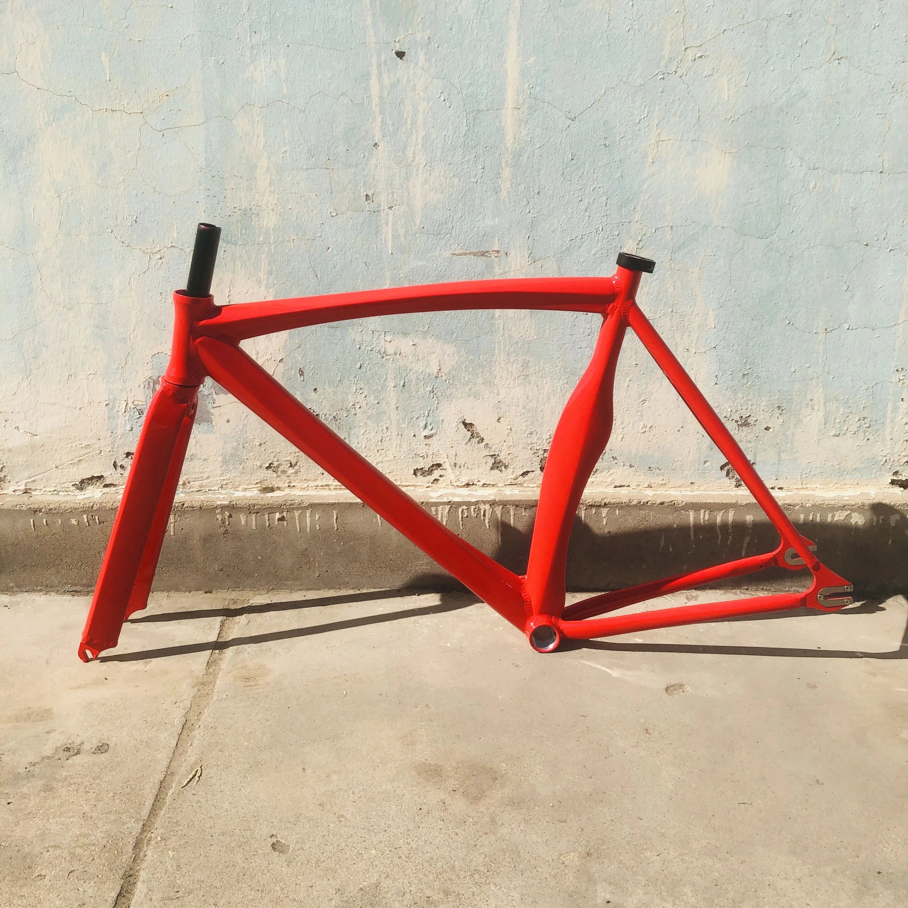 Muscle-Shaped Fixed Gear Frame Aluminum Alloy Single Speed