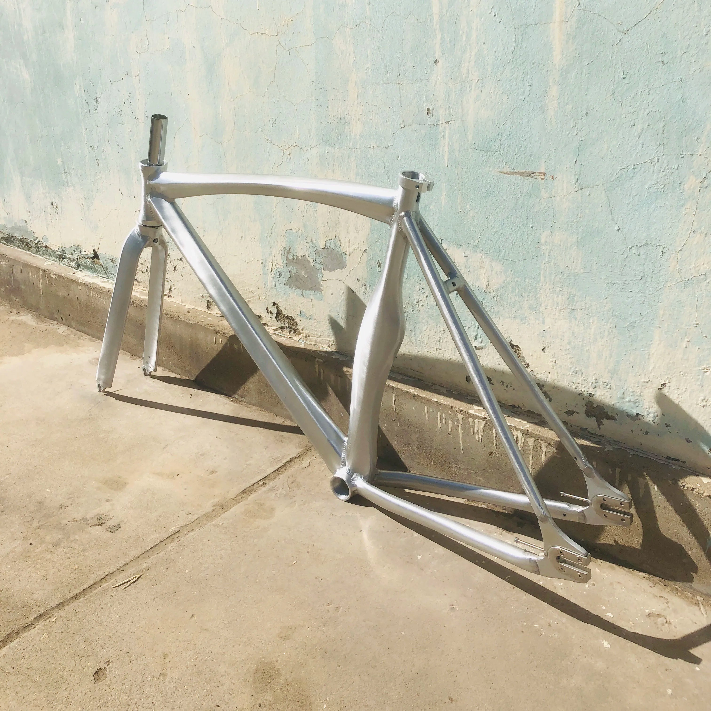 Muscle-Shaped Fixed Gear Frame Aluminum Alloy Single Speed