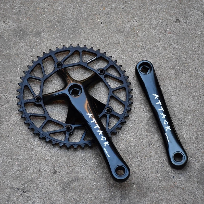 49T Fixie Crankset – 170mm Aluminum Alloy for Single Speed with 130BCD