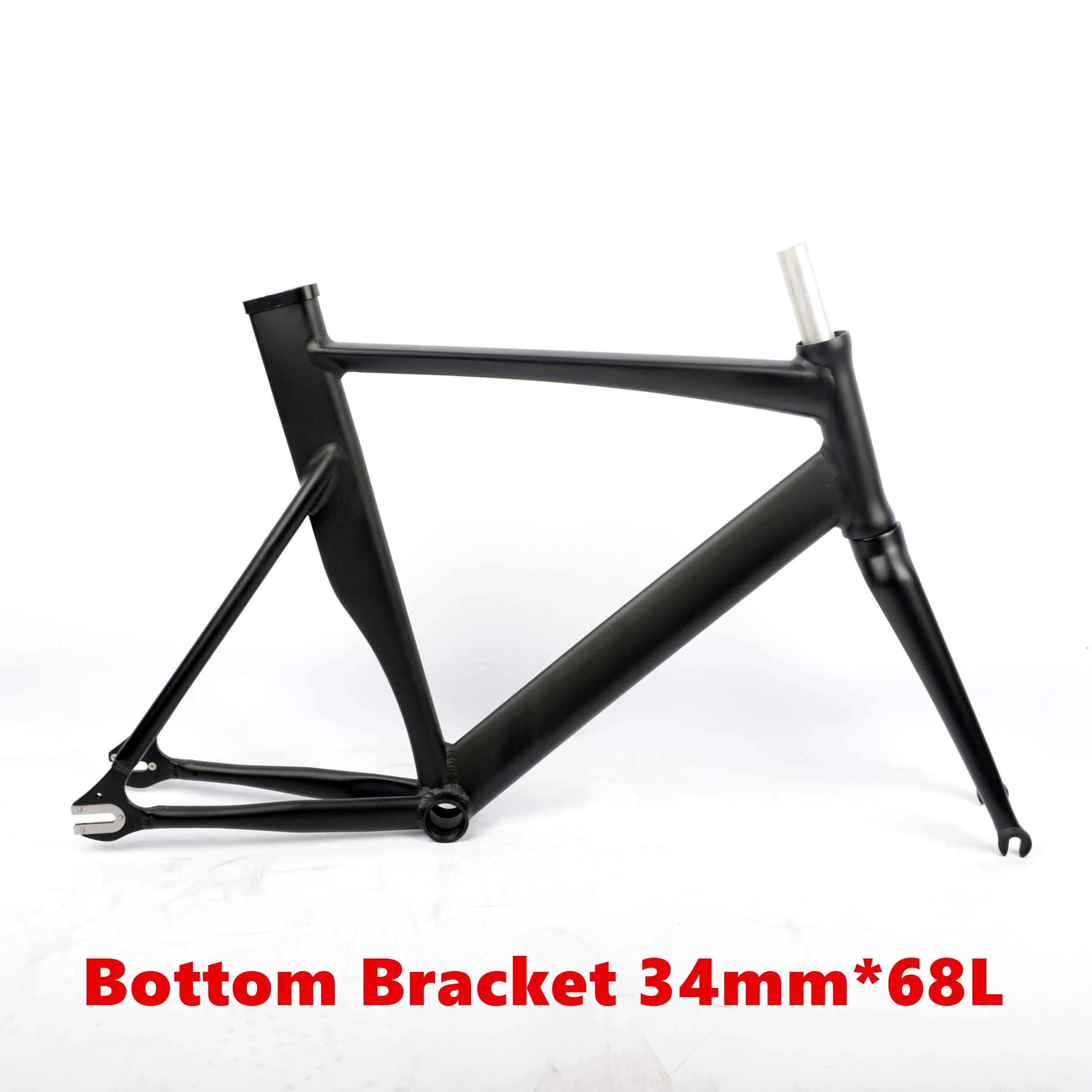 20-Inch BMX Fixed Gear Frame Aluminum Alloy in Gray