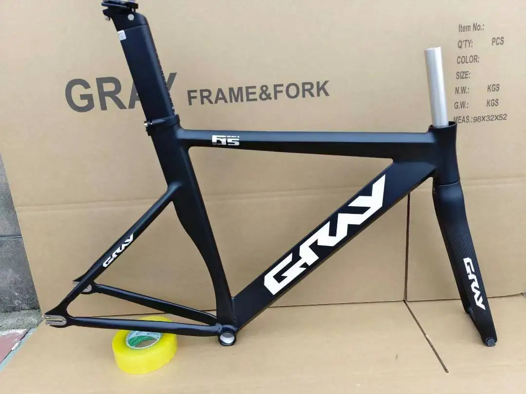 Gray F15 Fixed Gear Bike Frame