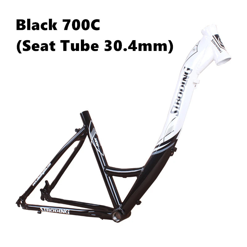 700C Alloy Touring Bike Frame – Aluminum for Disc Brake Travel