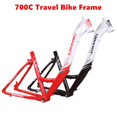 700C Alloy Touring Bike Frame – Aluminum for Disc Brake Travel