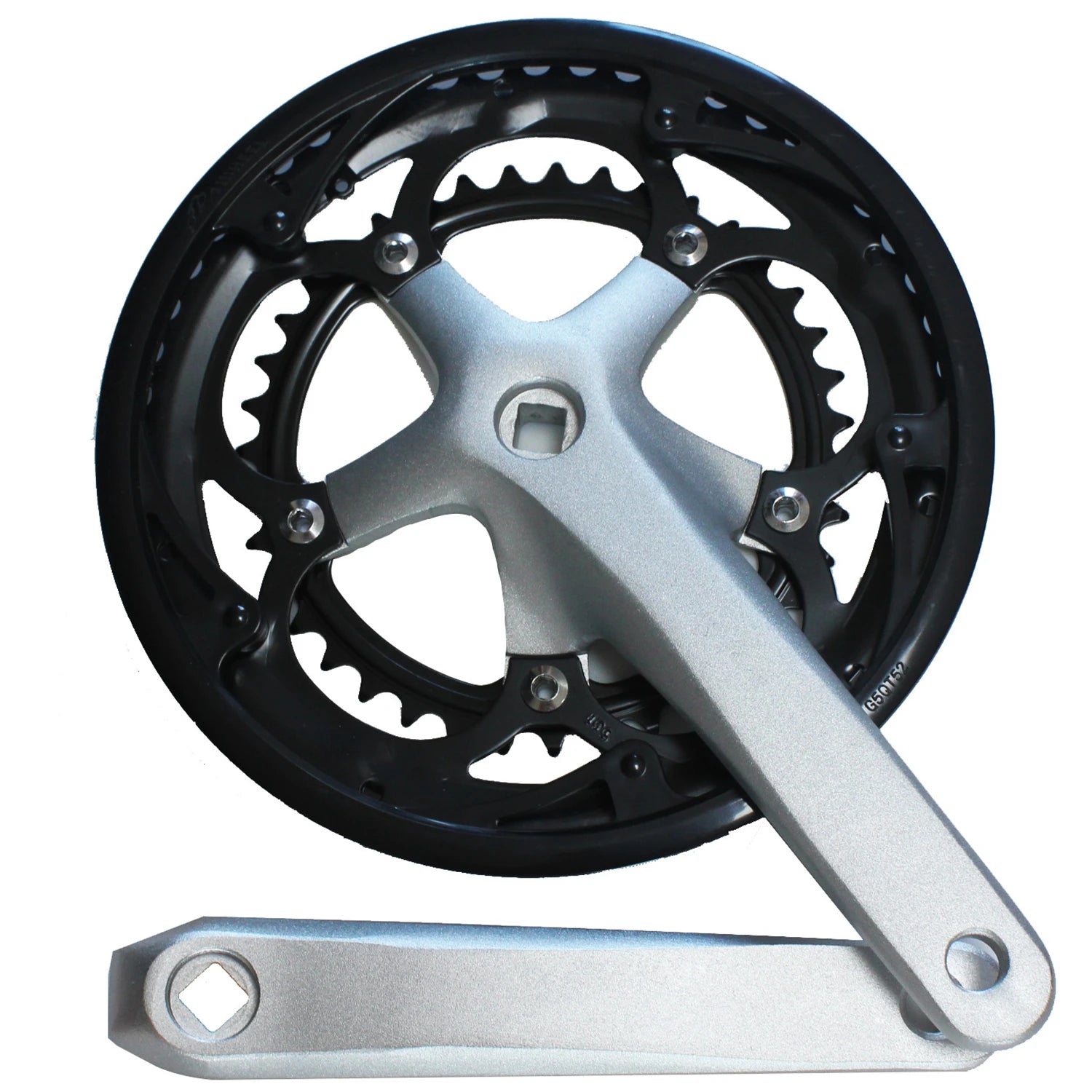 53/39T Road Bike Crankset – 170mm Aluminum Alloy for 8/9-Speed with Steel Chainring