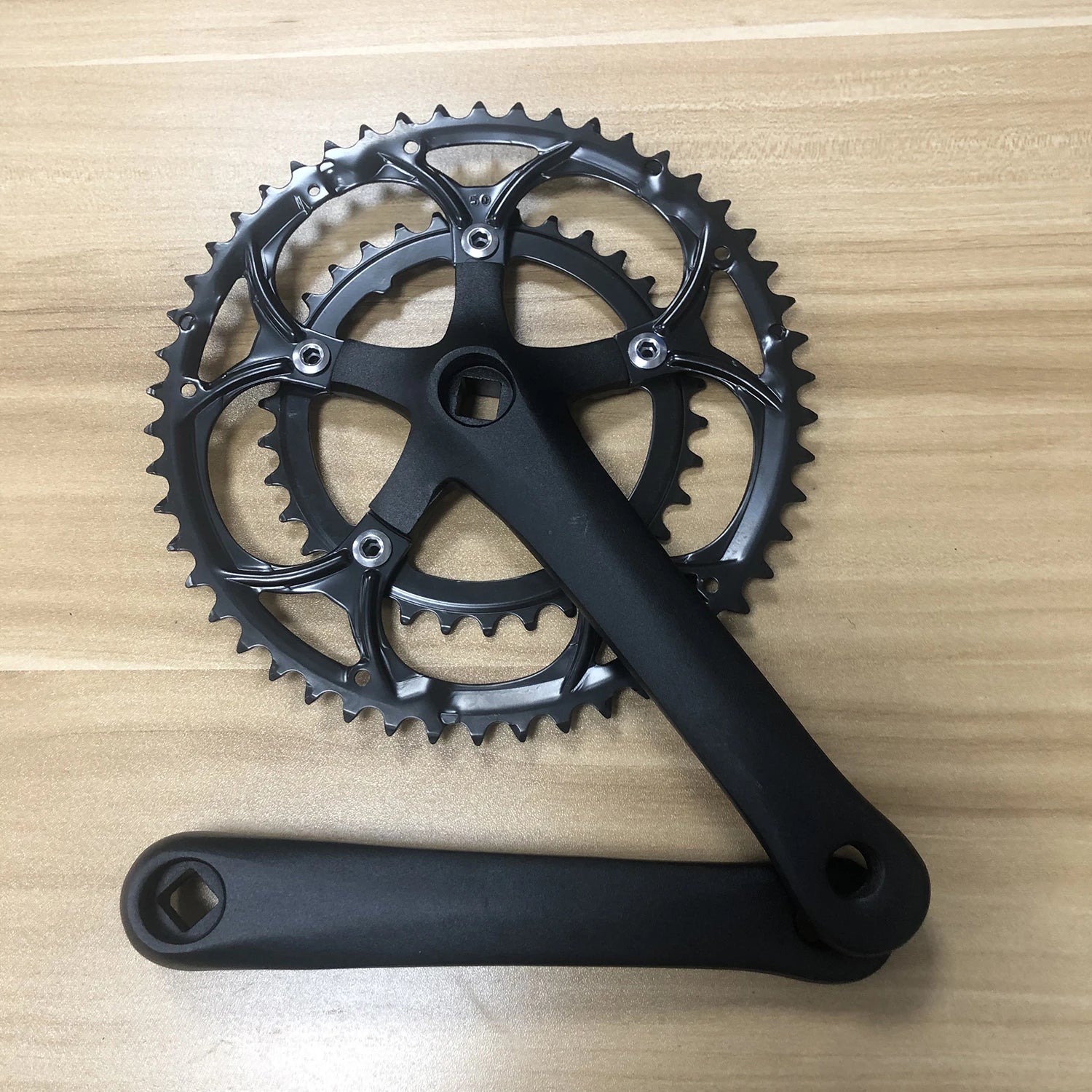 50/34T Road Bike Crankset – 170mm Aluminum Alloy for 8/9 Speed