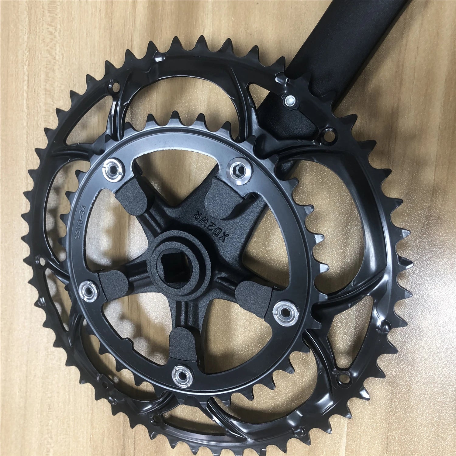 50/34T Road Bike Crankset – 170mm Aluminum Alloy for 8/9 Speed