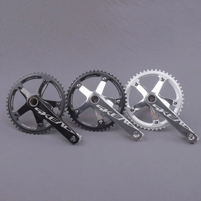 Skeace 48T Single Speed Crankset – 165mm Aluminum Alloy with BB