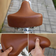 Universal Vintage BrownSpring Bicycle Saddle